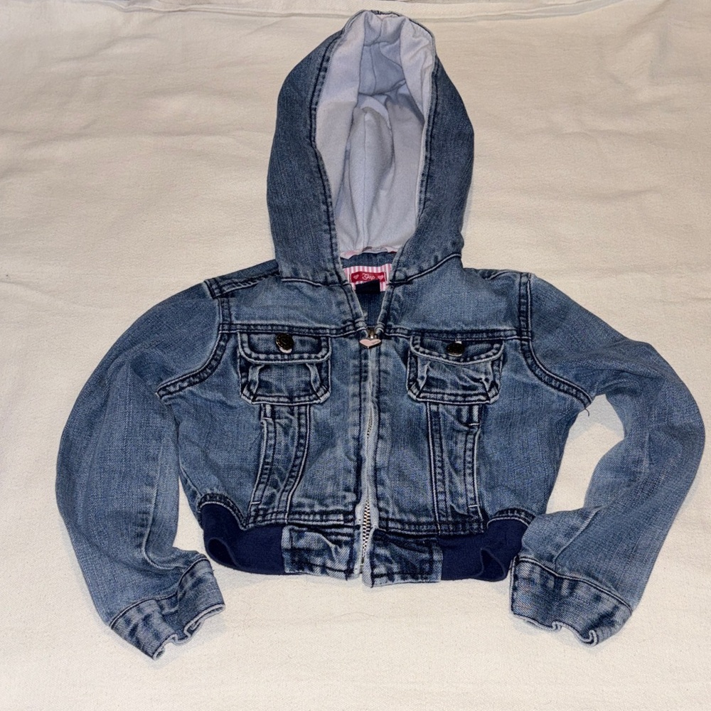Toddler girls GAP Blue Denim Jacket size XS 4/5